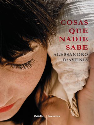 cover image of Cosas que nadie sabe